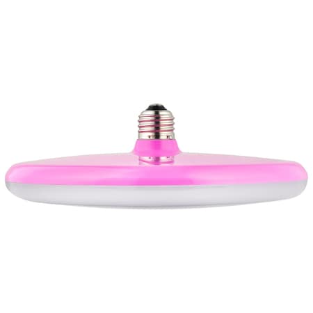 Sunlite UFO/LED/15W/30K/PINK LED 15W 75W Equivalent Pink UFO Pendant Fixture Light Bulbs with E26 80767-SU